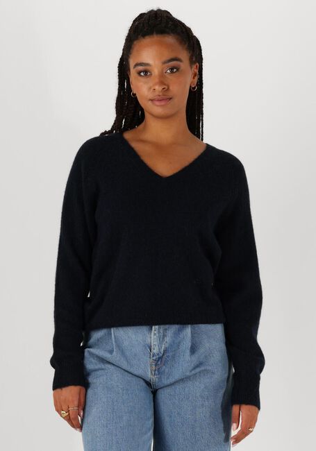 Dunkelblau SELECTED FEMME Pullover SLFLULU NEW LS KNIT V-NECK B NOOS - large