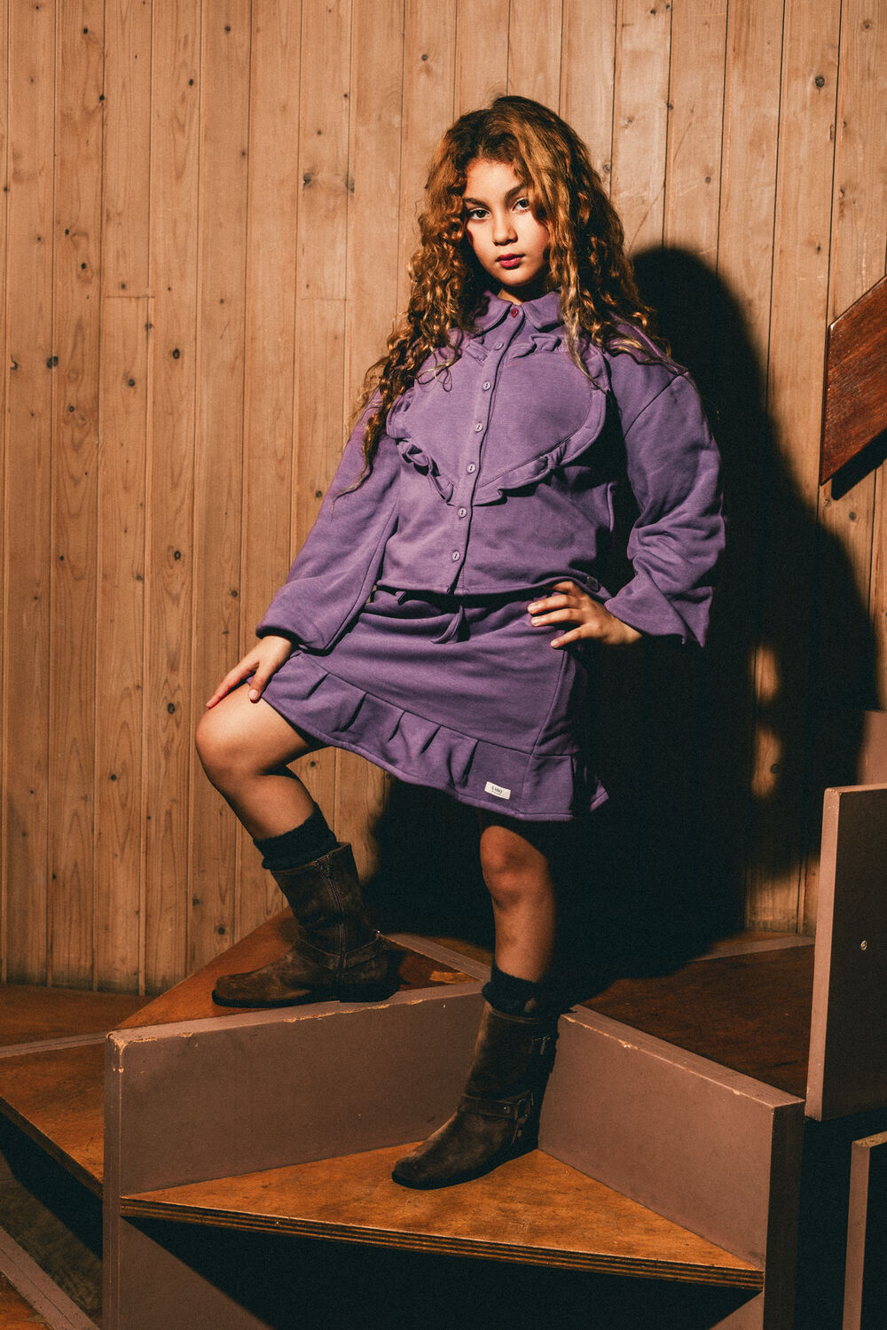 Lila Labo de Colores Minikleid NERIMA - large