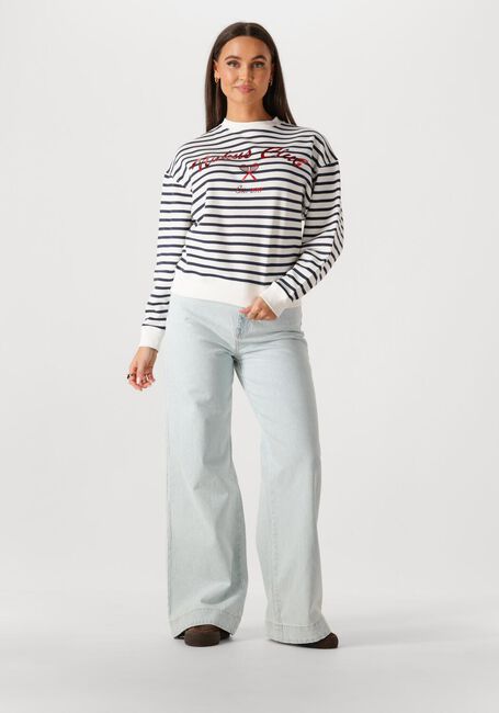 Beige NUKUS Pullover PAIGE SWEATER STRIPE - large