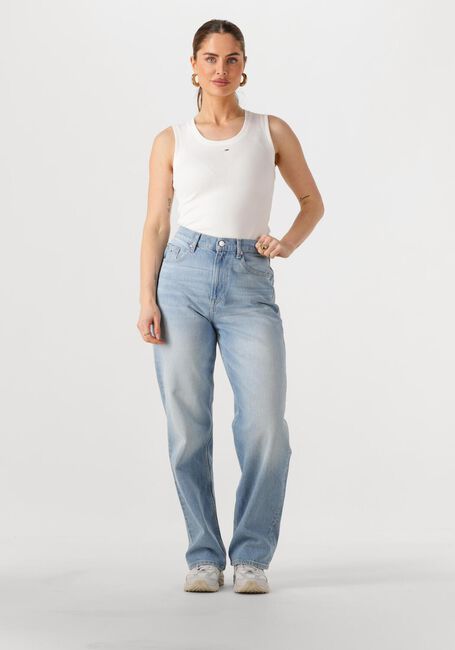 Weiße TOMMY JEANS Top TJW ESSENTIAL RIB TANK EXT - large