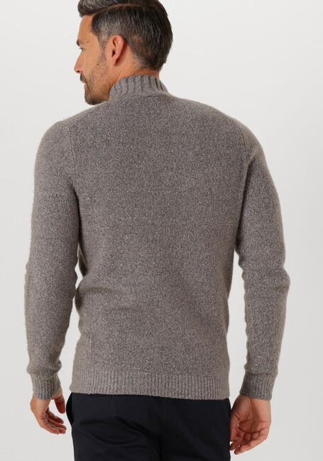 Graue PROFUOMO Rollkragenpullover PULLOVER MOCK NECK BOILED WOOL - large