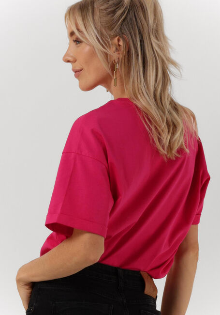 Fuchsie ALIX THE LABEL T-shirt LADIES KNITTED X T-SHIRT - large