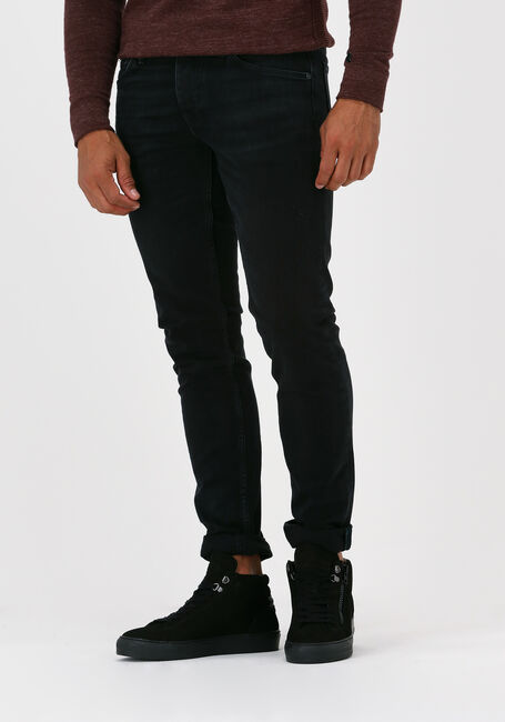 Schwarze CAST IRON Slim fit jeans RISER SLIM COMFORT BLACK DENIM - large