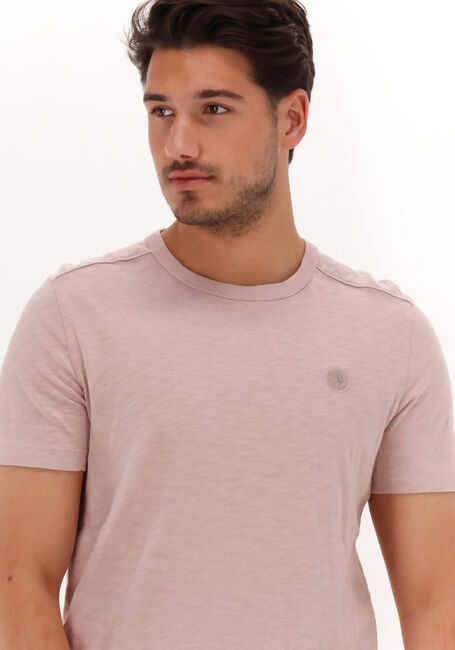 Hell-Pink CAST IRON T-shirt SHORT SLEEVE R-NECK SLUB JERSEY - large