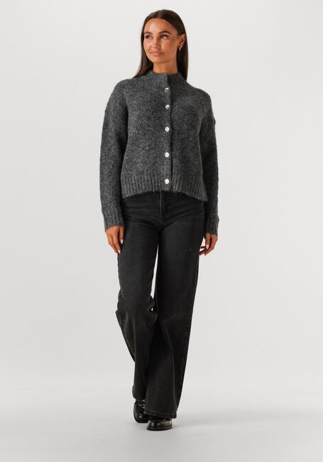 Dunkelgrau NEO NOIR Pullover TAURA FLUFFY KNIT CARDIGAN - large