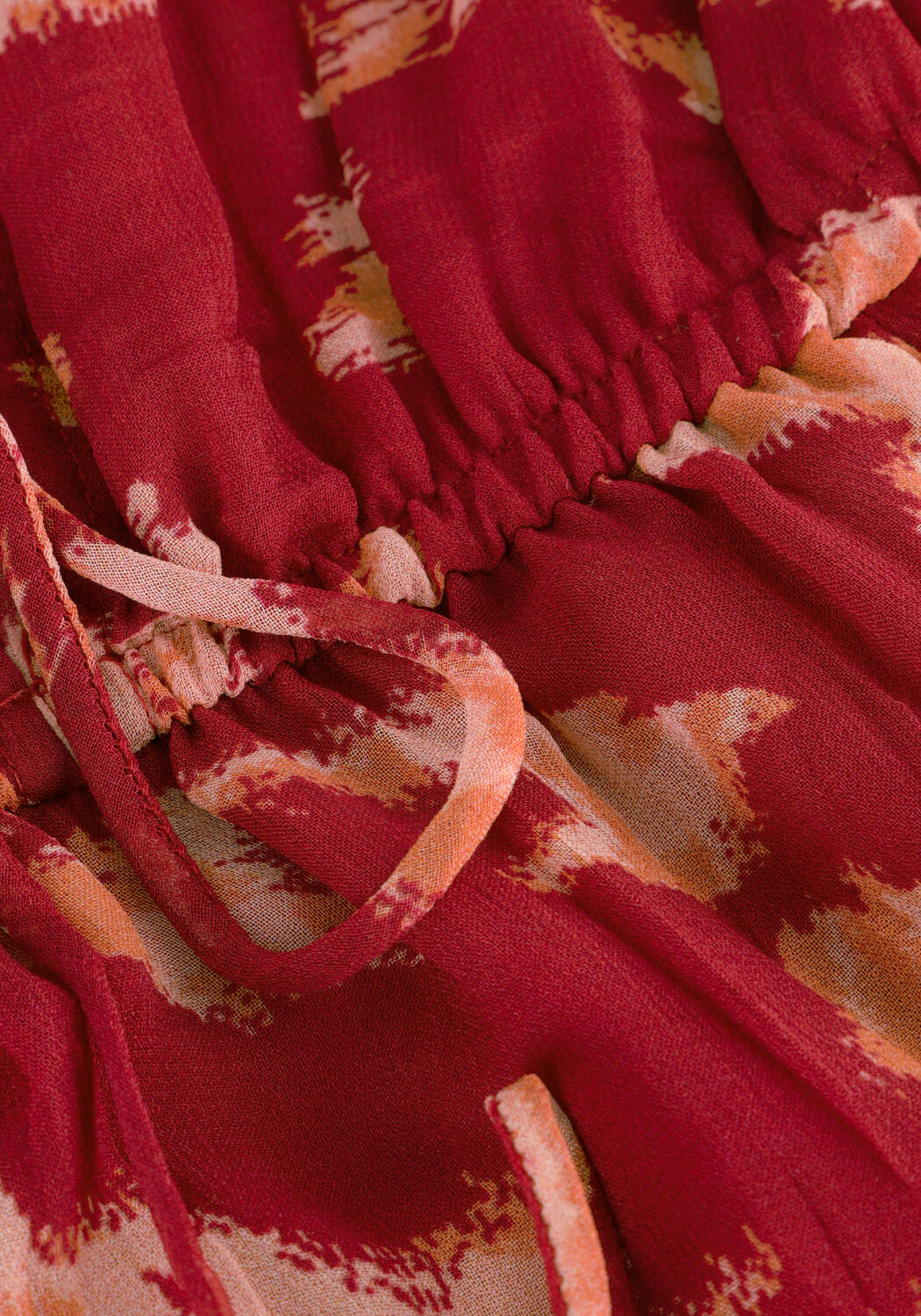 Rote NOTRE-V Maxikleid NV-FIORE MAXI - large