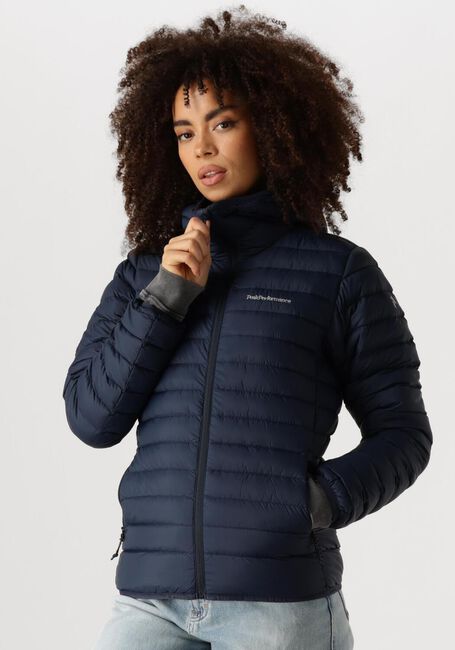 Blaue PEAK PERFORMANCE Wattierte Jack W DOWN LINER HOOD JACKET - large