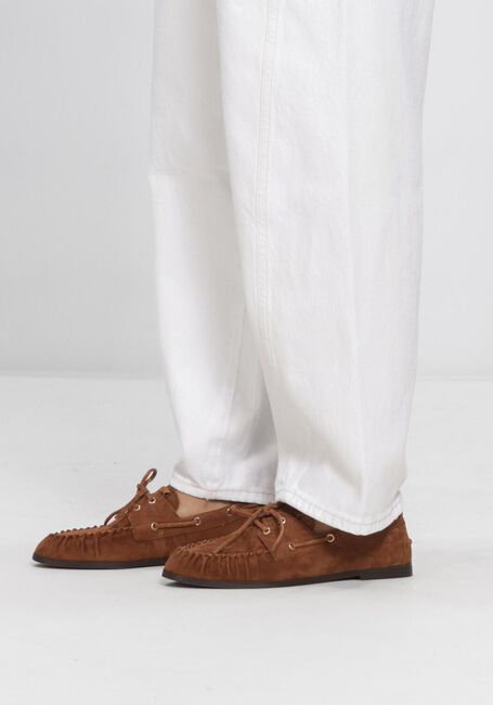 Braune NOTRE-V Schn&uuml;rschuhe D25118-4153A - large