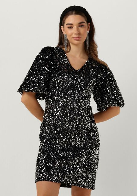 Schwarze CO'COUTURE Minikleid SERENACC SEQUIN DRESS - large