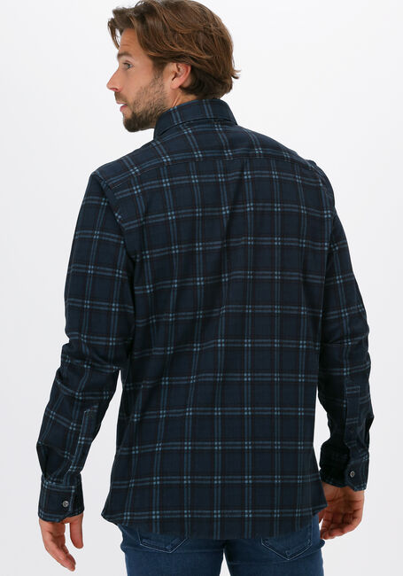 Schwarze VANGUARD Casual-Oberhemd LONG SLEEVE SHIRT CHECK PRINTE - large