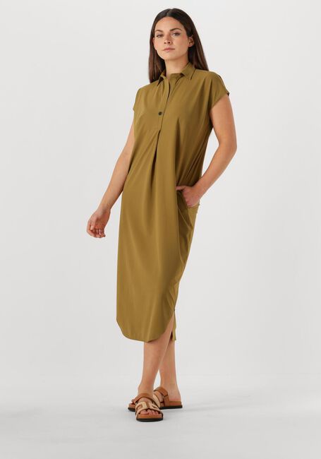 Khaki PENN & INK Midikleid DRESS - large