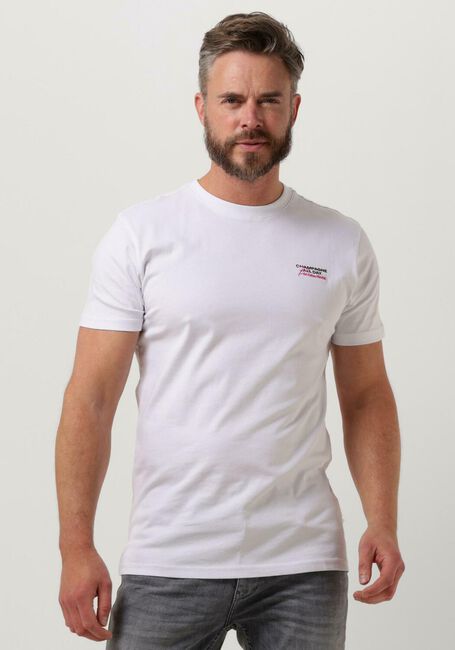 Weiße PUREWHITE T-shirt T-SHIRT WITH SMALL PRINT ON CHEST - large