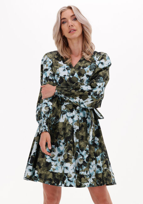 Mehrfarbige/Bunte GESTUZ Minikleid BLISHAGZ WRAP DRESS - large