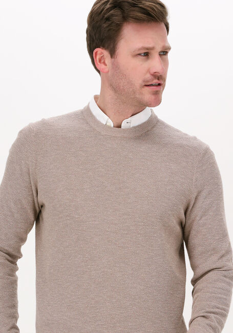 Beige PROFUOMO Pullover PPTJ1A-C - large