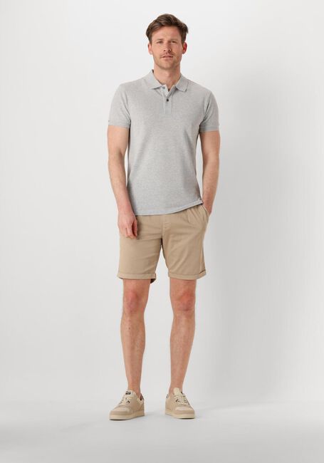 Hellgrau PROFUOMO Polo-Shirt POLO SHORT SLEEVE - large