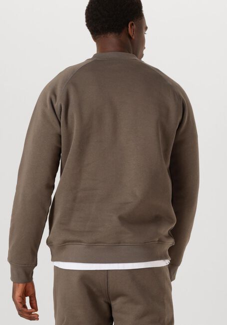 Taupe GENTI Pullover BASIC LOGO SWEATER - large