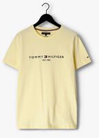Gelbe TOMMY HILFIGER T-shirt TOMMY LOGO TEE