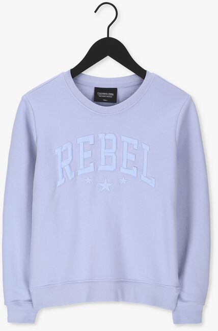 Blaue COLOURFUL REBEL Sweatshirt REBELLE EMBRO BASIC SWEAT - large