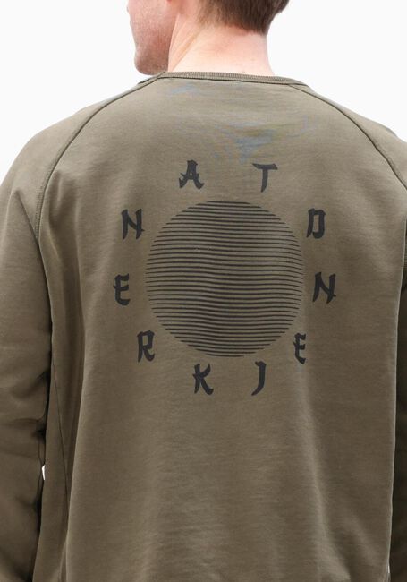 Gr&uuml;ne ANERKJENDT Sweatshirt AKSUN JAPANESE SWEAT - large