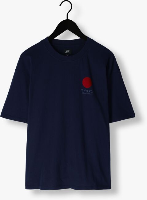 Blaue EDWIN T-shirt JAPANESE SUN SUPPLY TS SINGLE JERSEY - large