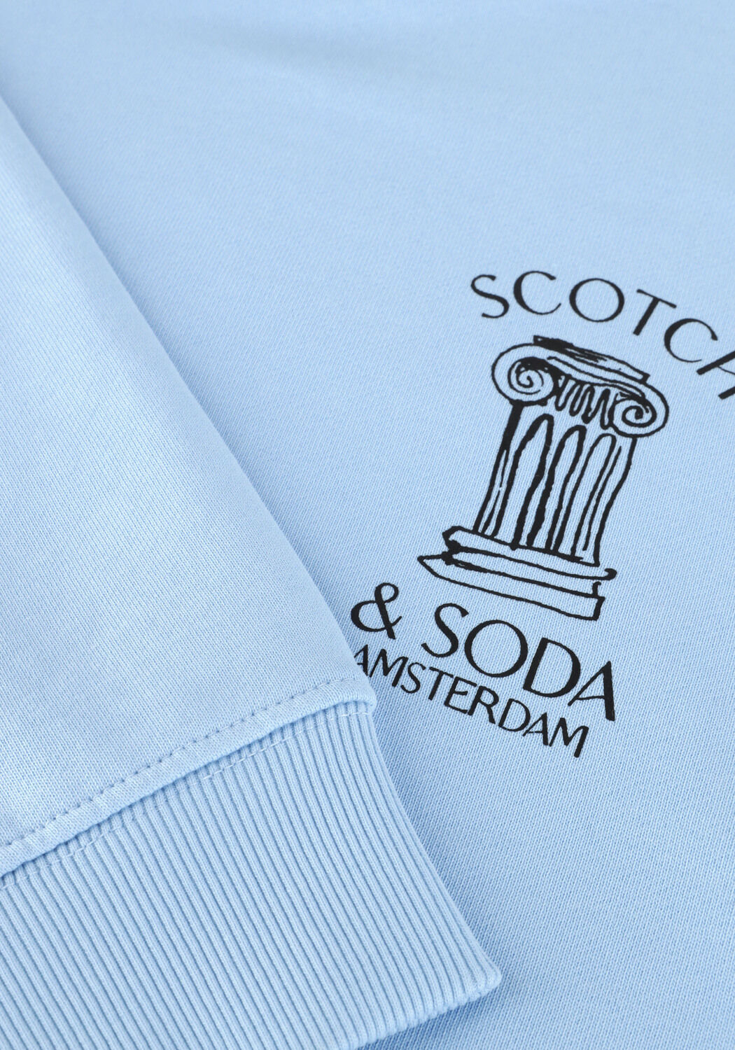 Hellblau SCOTCH & SODA Sweatshirt FRONT ARTWORK RELAXED FIT SWEATSHIRT - large