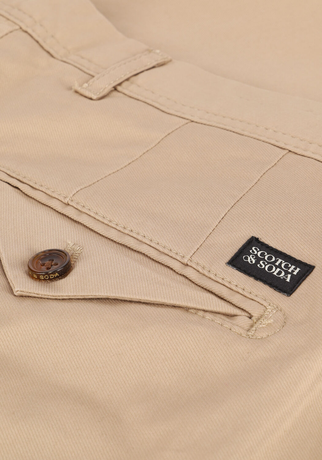 Sand SCOTCH & SODA Chino STUART REGULAR SLIM-FIT - large