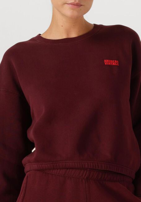 Bordeaux AMERICAN VINTAGE Sweatshirt IZUBIRD - large