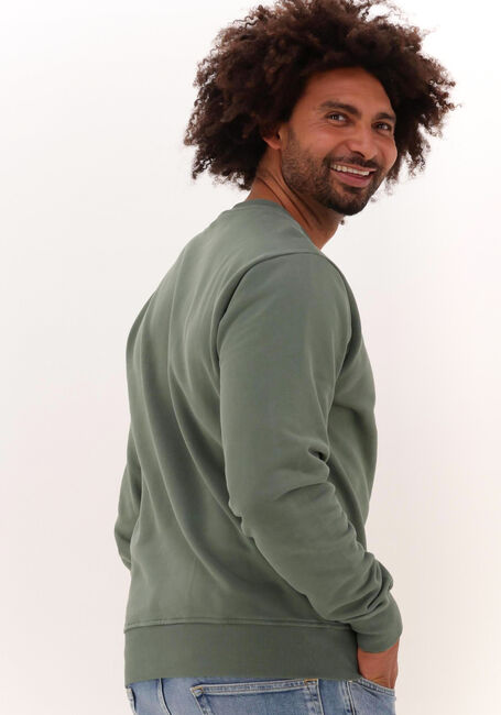 Grüne COLOURFUL REBEL Sweatshirt ISLAND LIVING SMALL CHEST WASHED BASIC SWEAT - large