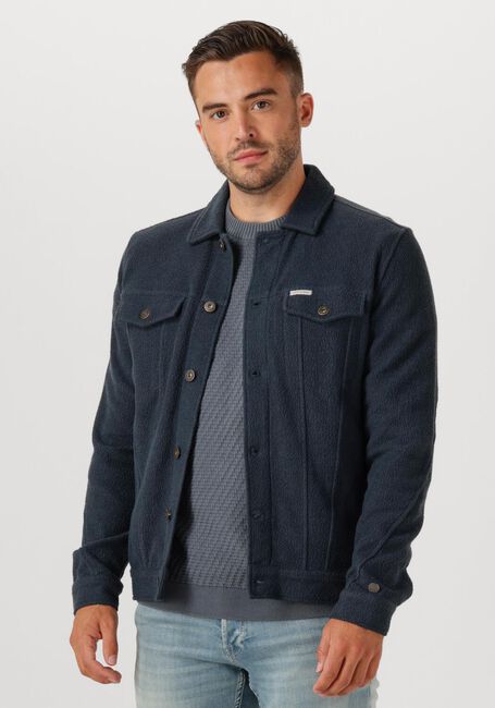 Dunkelblau CAST IRON Jeansjacke TERRY TRUCKER - large