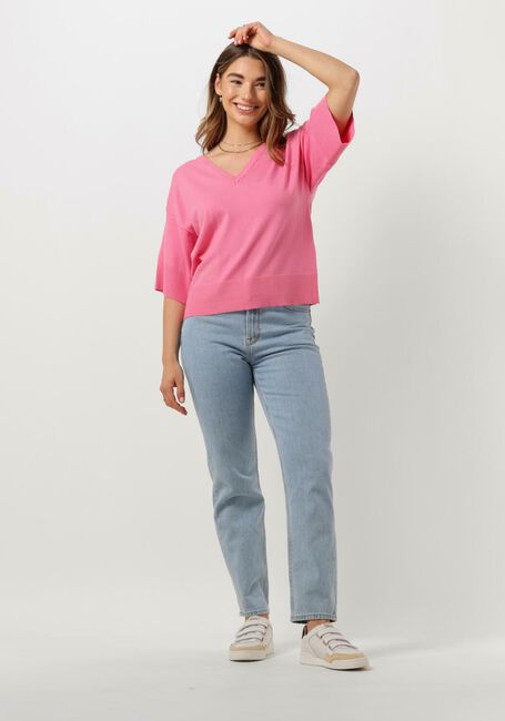 Rosane MSCH COPENHAGEN Top MSCHESLINA RACHELLE 2/4 V NECK PULLOVER - large