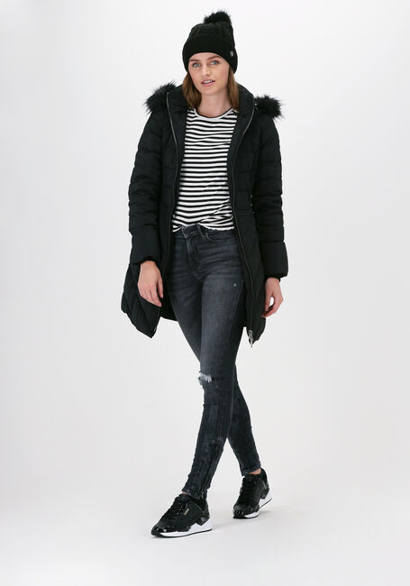 Schwarze GUESS Wattierte Jack CECILIA DOWN JACKET - large