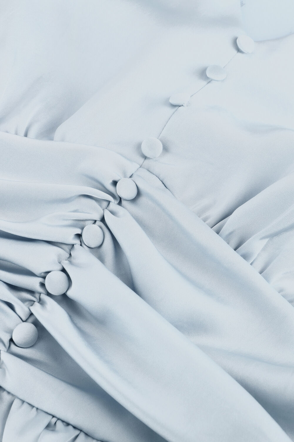 Hellblau NEO NOIR Minikleid RIVANA HEAVY SATEEN DRESS - large