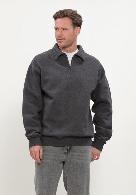 Graue FOR&Eacute;T Pullover HOOK HALF ZIP - large