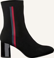 Schwarze TOMMY HILFIGER Stiefeletten KNITTED HEELED BOOT - medium