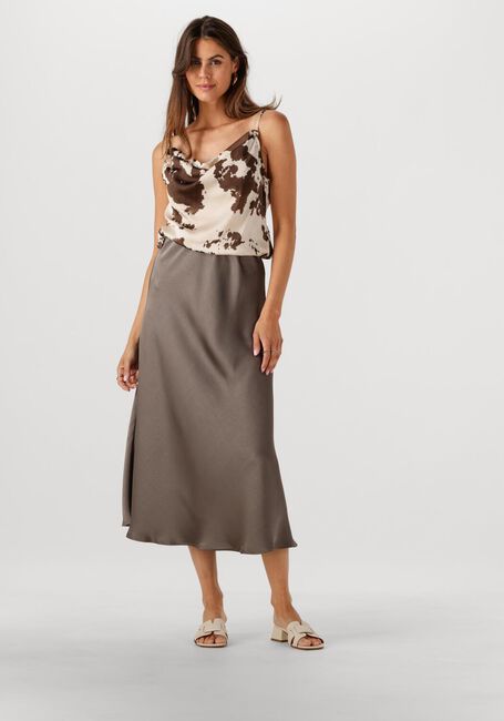 Braune NEO NOIR Top LINDY COW PRINT TOP - large