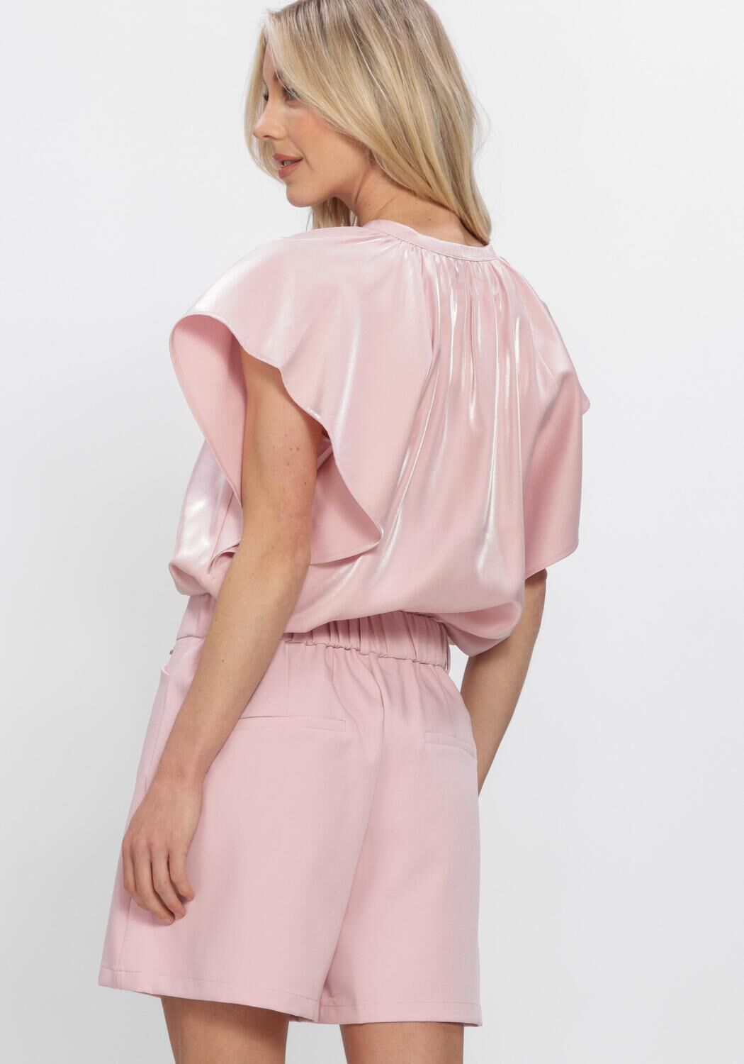 Hell-Pink NUKUS Top TAYLOR TOP SHINY - large