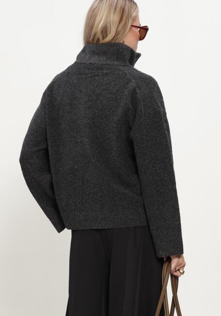 Dunkelgrau NEO NOIR Pullover ASLEY ZIP KNIT CARDIGAN - large