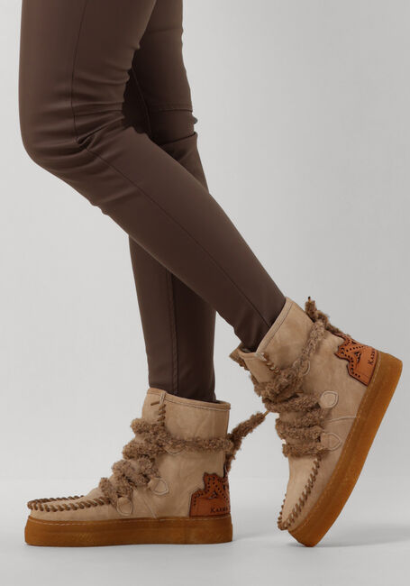 Beige KARMA OF CHARME Ankle Boots YMIZ M STRINGHE - large
