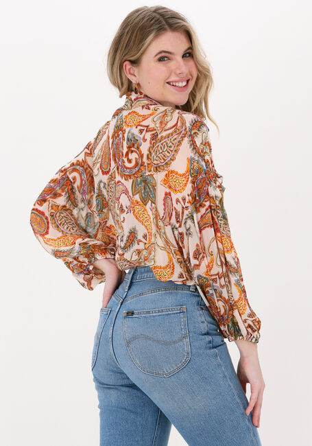 Gelbe ACCESS Blusen PAISLEY PRINT BLOUSE RUFFLES - large