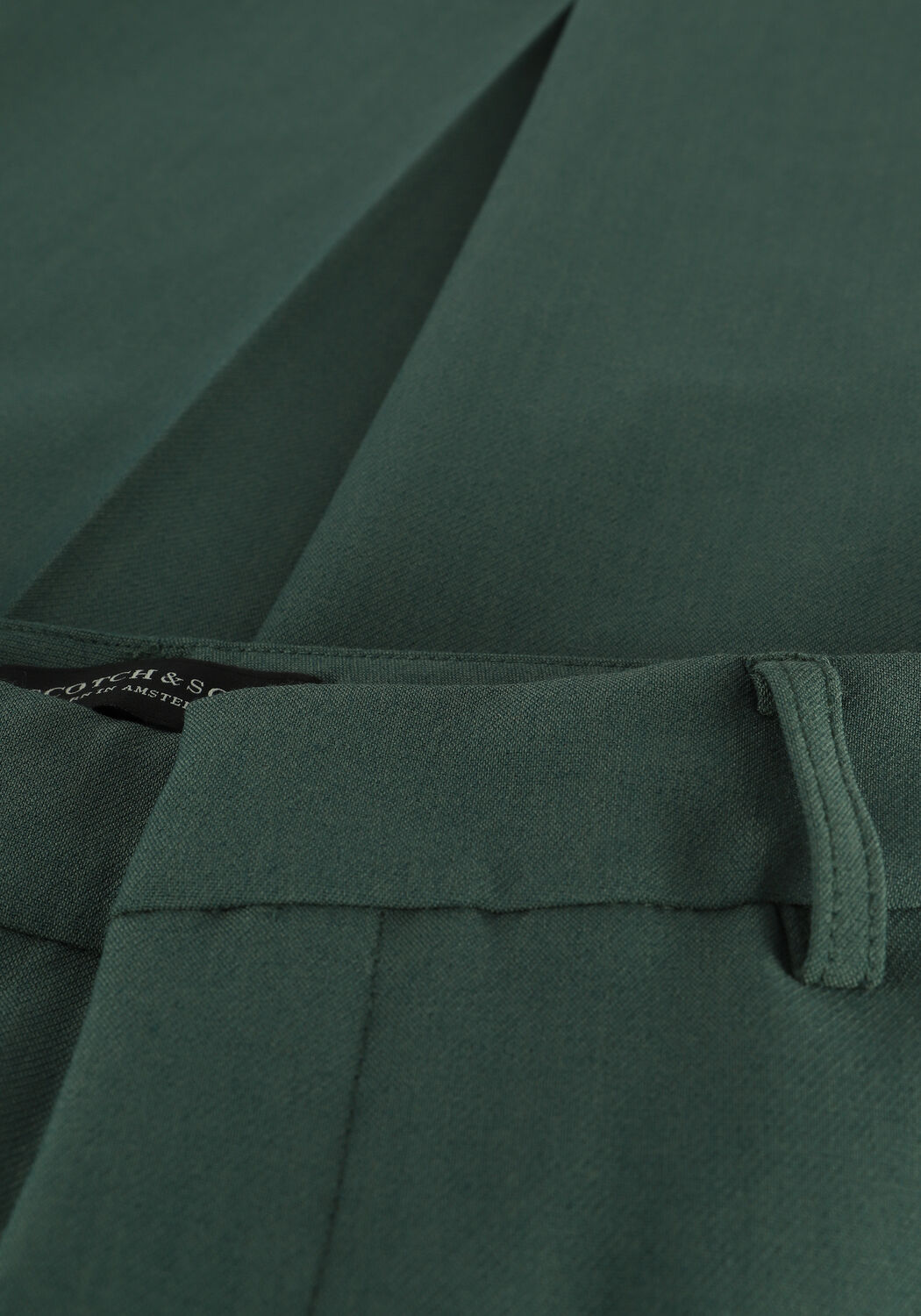 Gr&uuml;ne SCOTCH & SODA Weite Hose 'EDIE' TAILORED WIDE-LEG PANTS - large