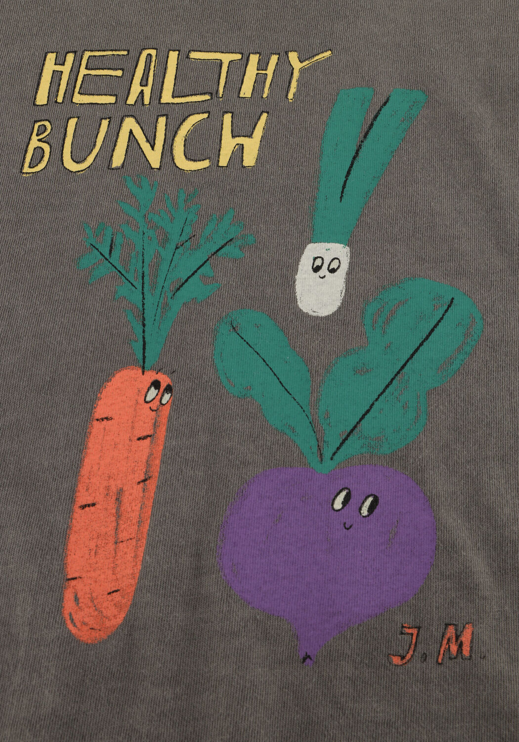 Dunkelgrau Jelly Mallow Polo-Shirt HEALTY BUNCH PIGMENT T-SHIRT - large