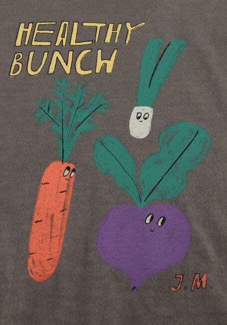 Dunkelgrau Jelly Mallow Polo-Shirt HEALTY BUNCH PIGMENT T-SHIRT - large