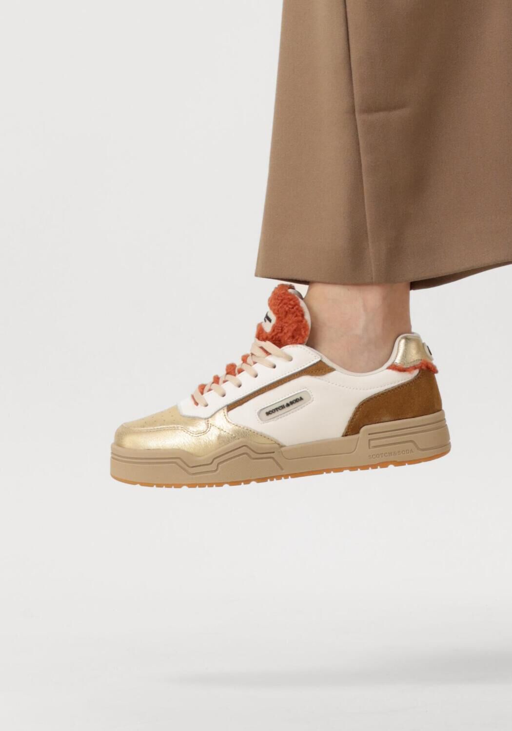 Goldfarbene SCOTCH & SODA Sneaker Low LILLIE LOW - large