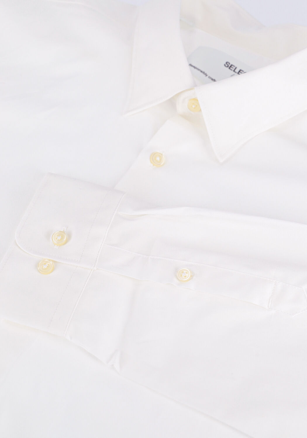 Wei&szlig;e SELECTED MEN Klassisches Oberhemd SLIMMICHIGAN SHIRT LS B - large