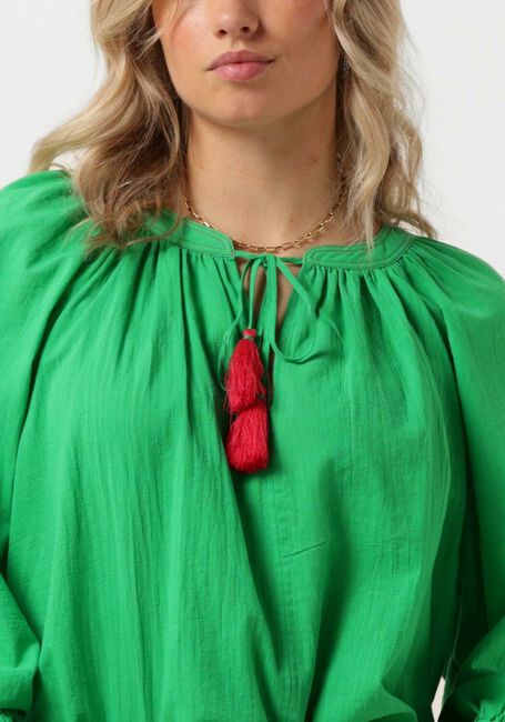Grüne SCOTCH & SODA Blusen BALLOON SLEEVE TOP - large