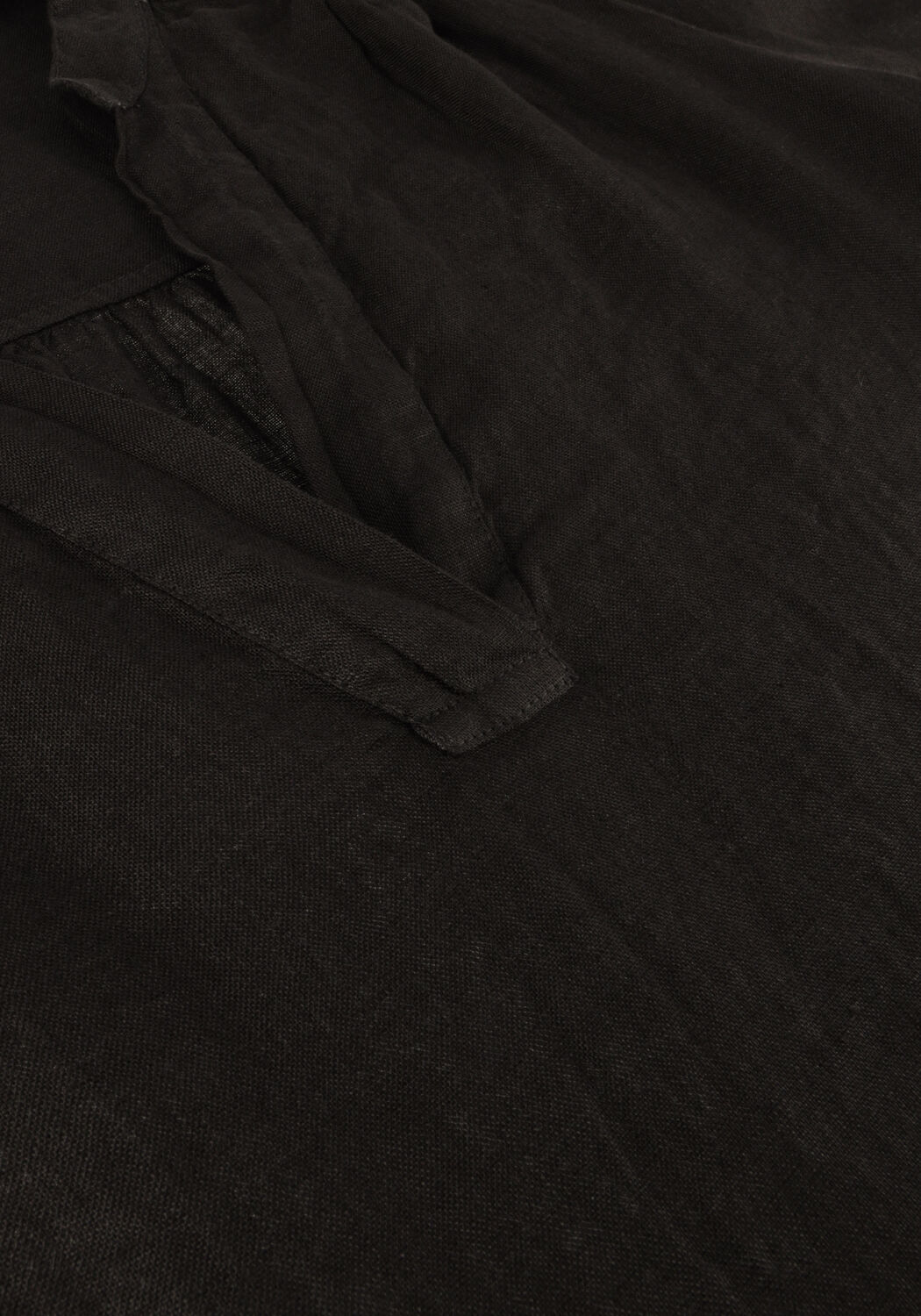 Schwarze BY-BAR Minikleid RESA LINEN DRESS - large