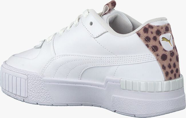 Weiße PUMA Sneaker low CALI SPORT CHEETAH - large