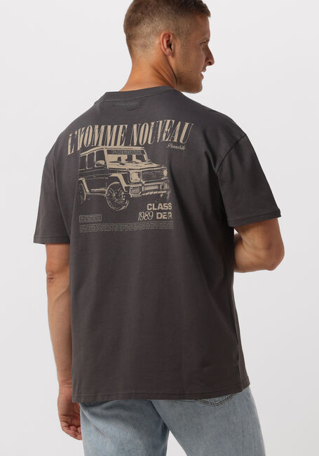 Graue PUREWHITE T-shirt T-SHIRT WITH CHEST PRINT AND BACK ARTWORK - large