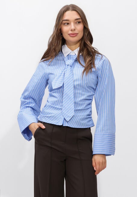 Hellblau NEO NOIR Blusen FRANCESCA STRIPE SHIRT - large