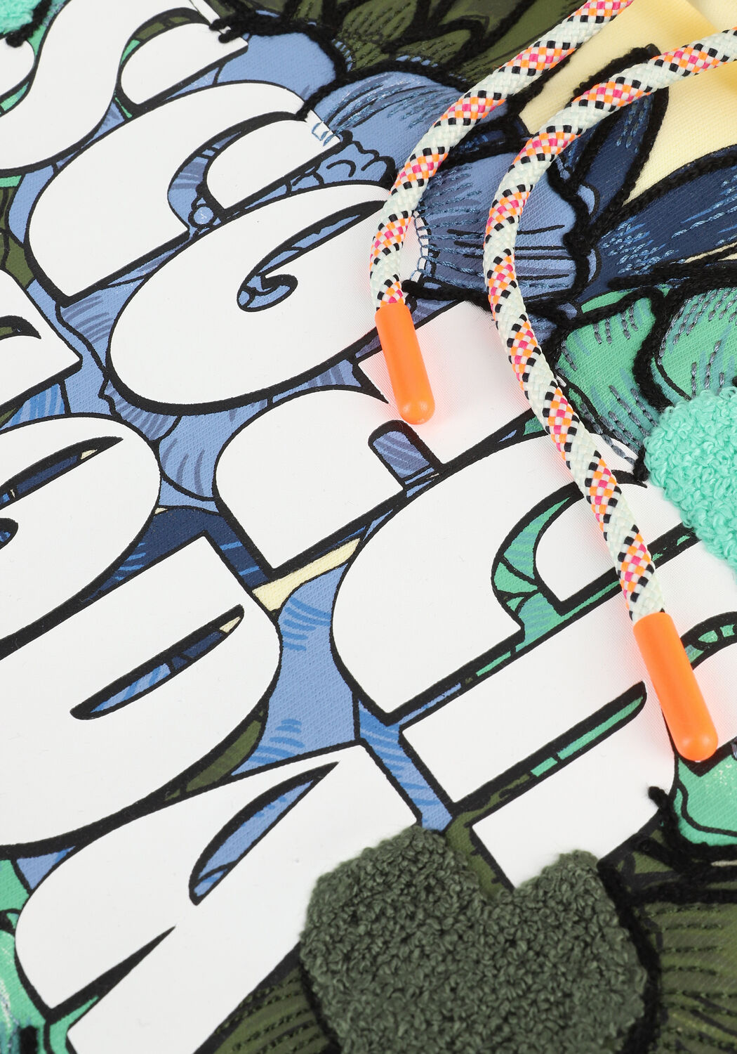 Gelbe SCOTCH & SODA Sweatshirt SEASONAL LOGO-ARTWORK HOODIE - large